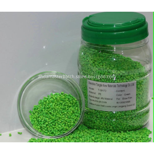 Grass Green Color Masterbatch